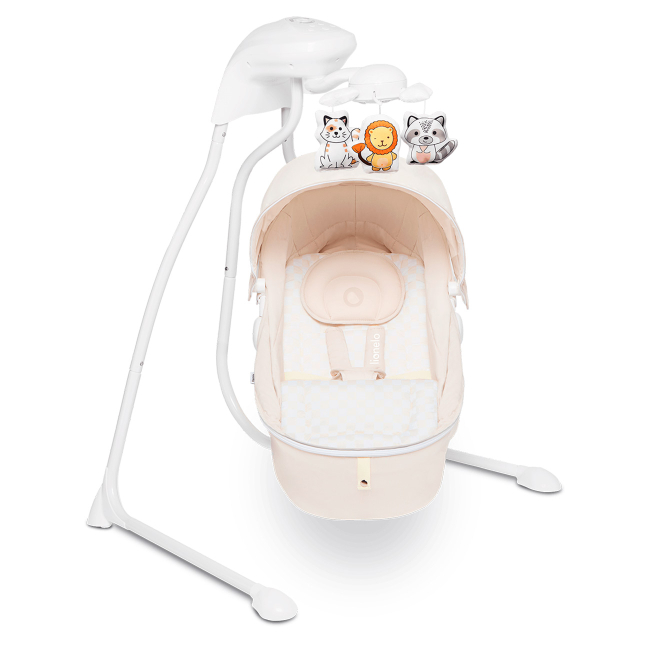 Манежі - Заколисуючий центр Lionelo Henny бежевий (LO.HE01)#2