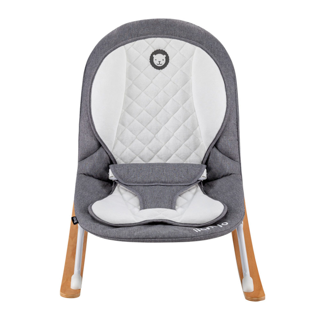 Кресла-качалки - Кресло-качалка Lionelo Rosa серо-белое до 9 кг (LO.RS02)#2