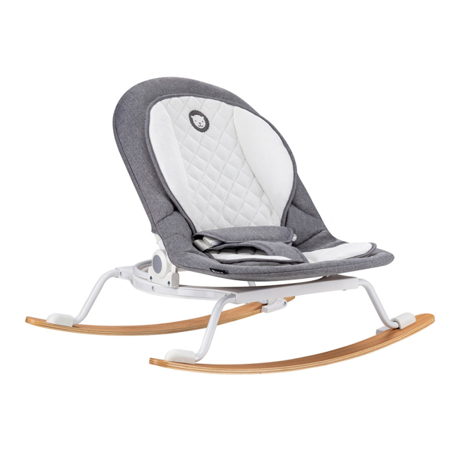 Кресла-качалки - Кресло-качалка Lionelo Rosa серо-белое до 9 кг (LO.RS02)#3