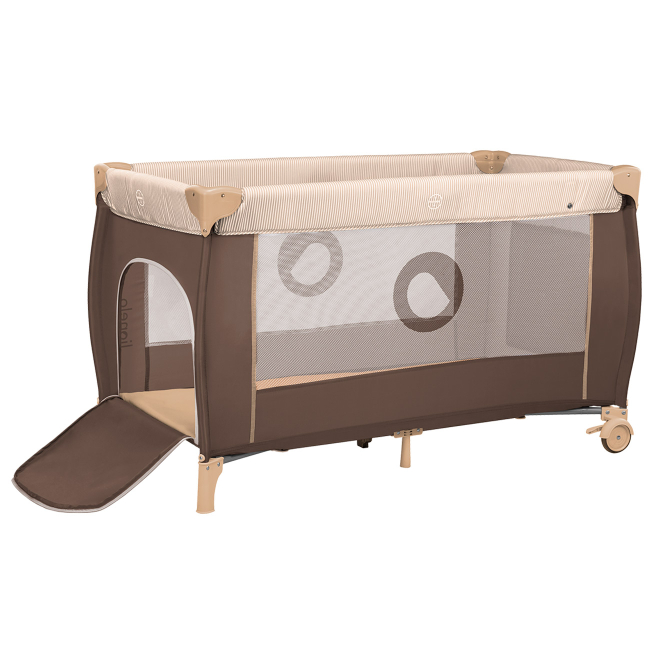 Манежи - Манеж Lionelo Sven plus бежевые полосы (LO.SV05)#2