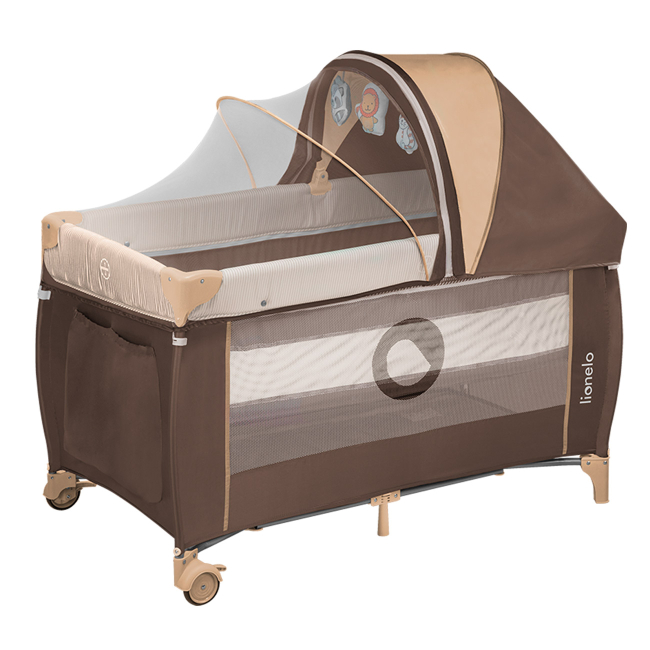 Манежи - Манеж Lionelo Sven plus бежевые полосы (LO.SV05)#3