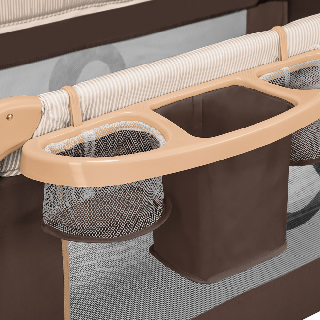 Манежи - Манеж Lionelo Sven plus бежевые полосы (LO.SV05)#5