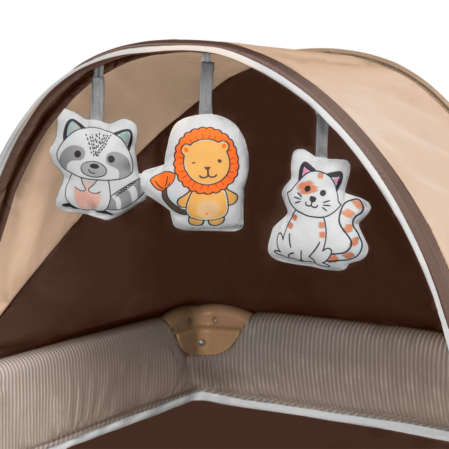 Манежи - Манеж Lionelo Sven plus бежевые полосы (LO.SV05)#6