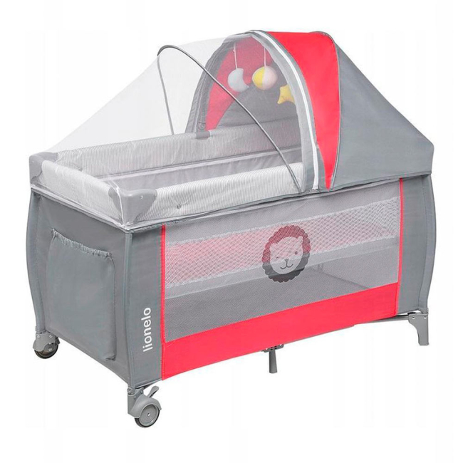 Манежи - Манеж Lionelo Sven plus цвет розы (LO.SV07)#2