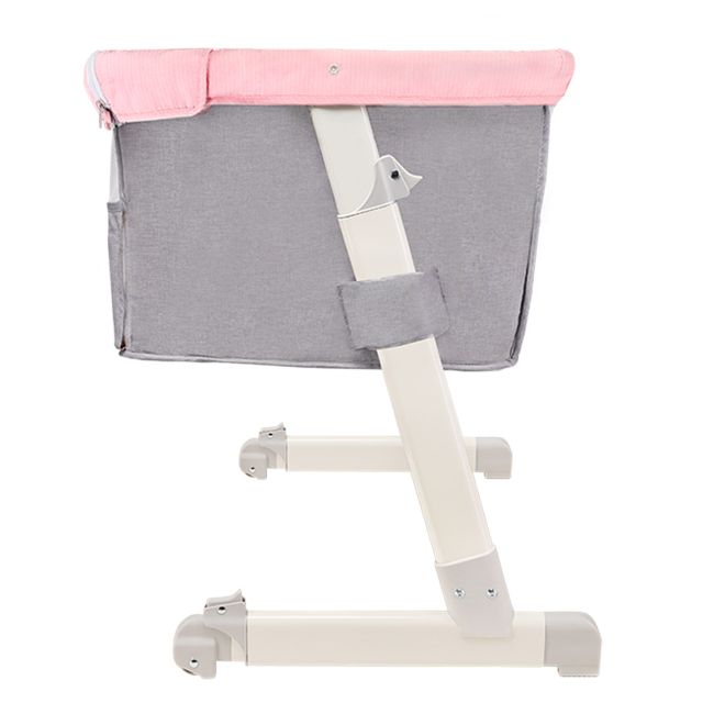 Манежи - Приставная кроватка Lionelo Theo розовая (LO.TH03)#5