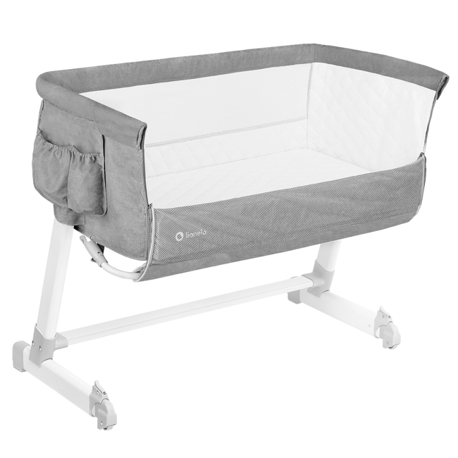 Манежі - Приставне ліжечко Lionelo Theo сіре (LO.TH04)#3