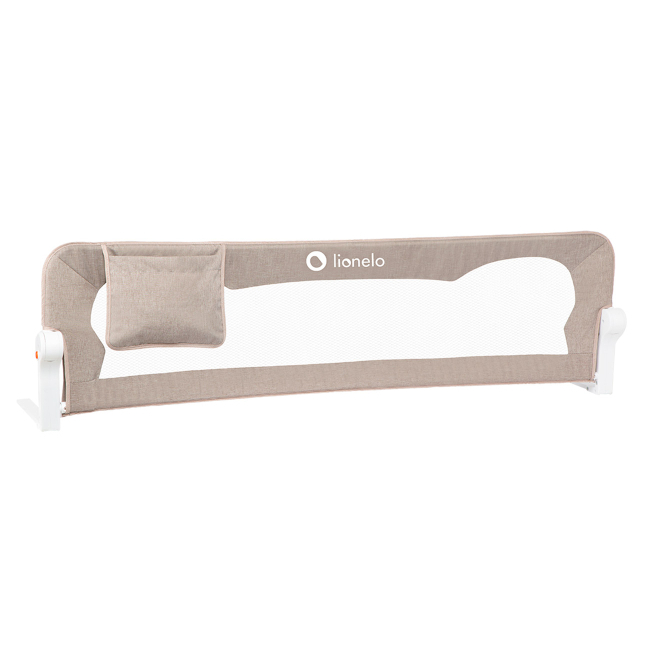 Манежи - Защитная барьерка для кроватки Lionelo Eva бежевый меланж (LO.EV04)#2