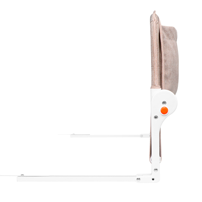 Манежи - Защитная барьерка для кроватки Lionelo Eva бежевый меланж (LO.EV04)#4