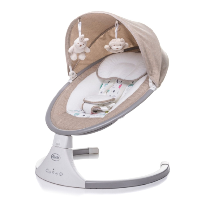 Крісла-качалки - Крісло-гойдалка 4Baby Rock`n relax бежеве (4RR01) (5901691956643)#2