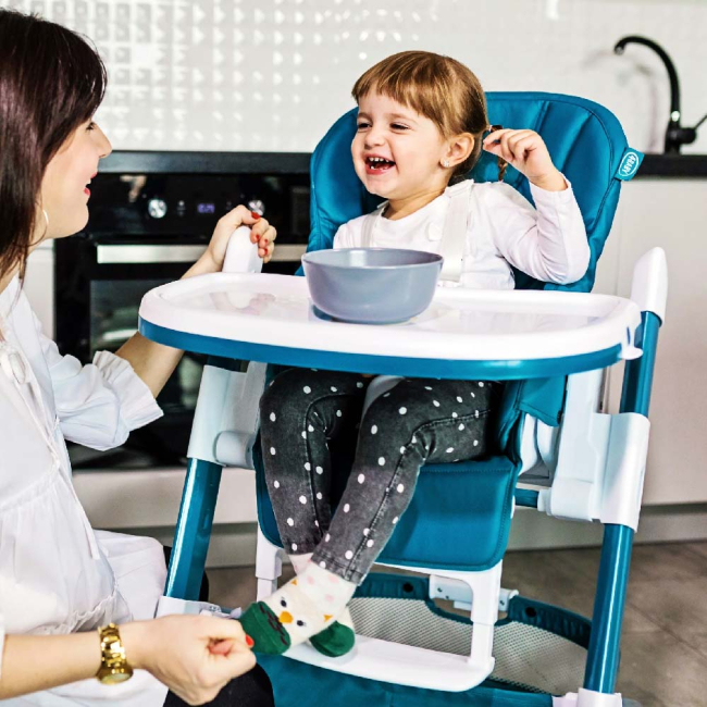 Товари для догляду - Стілець для годування 4Baby Icon темно-бірюзовий (4IC02) (5901691955486)#2