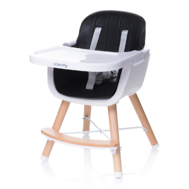Товари для догляду - Стілець для годування 4Baby Scandy чорний (4SC02) (5901691956490)#4