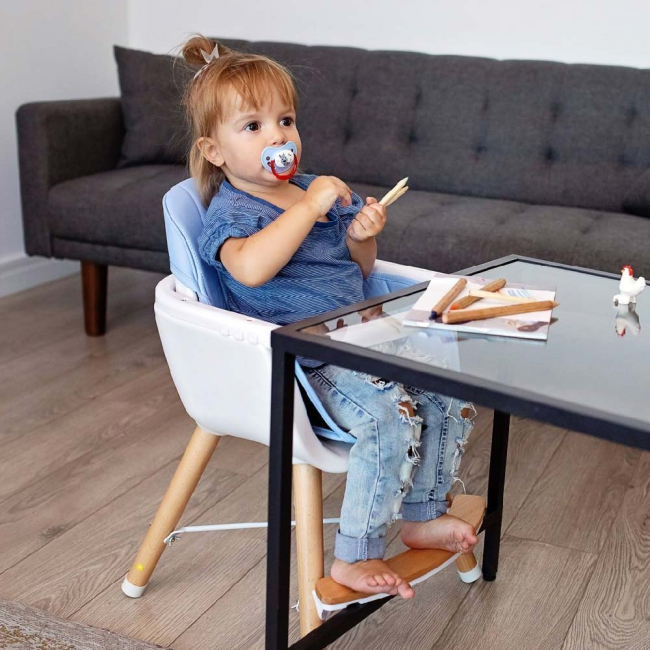 Товары по уходу - Стульчик для кормления 4Baby Scandy голубой (4SC03) (5901691956506)#5