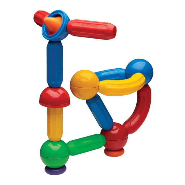 Магнітні конструктори - Магнітний конструктор Stick-O Базовий набір 20 елементів (901002)#2