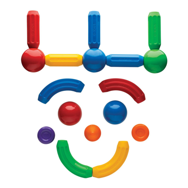 Магнітні конструктори - Магнітний конструктор Stick-O Базовий набір 20 елементів (901002)#3