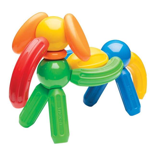 Магнітні конструктори - Магнітний конструктор Stick-O Базовий набір 30 елементів (901003)#2