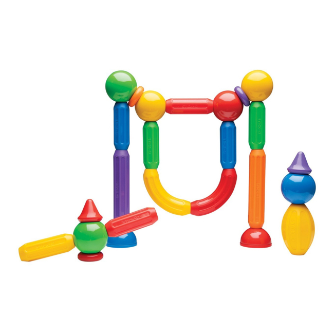 Магнітні конструктори - Магнітний конструктор Stick-O Базовий набір 30 елементів (901003)#4