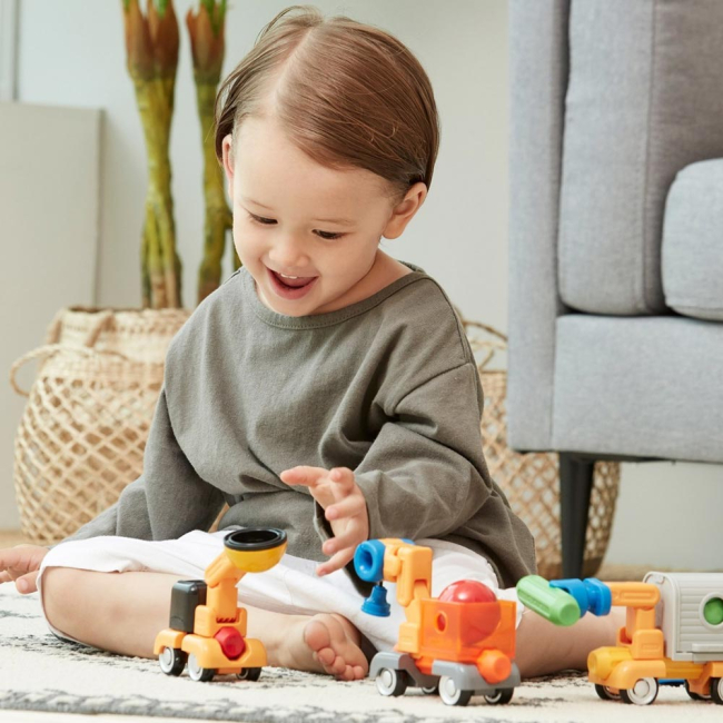 Магнітні конструктори - Магнітний конструктор Stick-O Будівництво 26 елементів (902004)#5