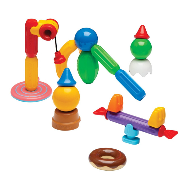 Магнітні конструктори - Магнітний конструктор Stick-O Гра 26 елементів (902005)#4