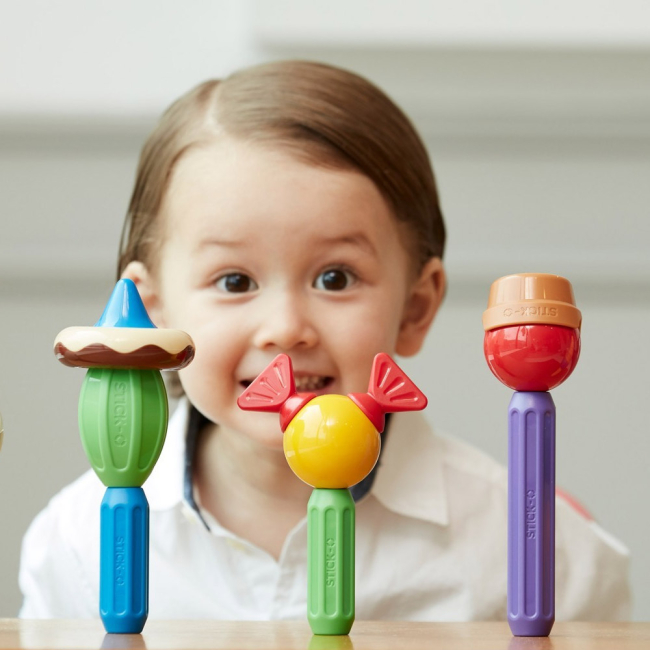 Магнітні конструктори - Магнітний конструктор Stick-O Гра 26 елементів (902005)#5