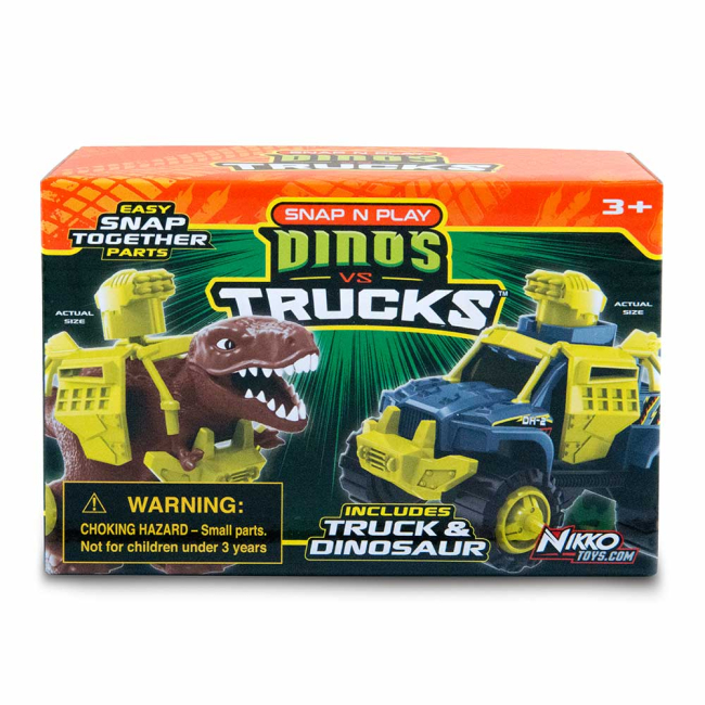 Автомоделі - Ігровий набір Road Rippers машинка і коричневий тиранозавр (20072)#2