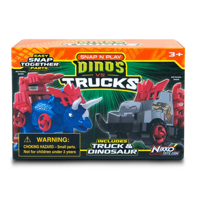 Транспорт і спецтехніка - Ігровий набір Road Rippers машинка і синій трицератопс (20073)#2