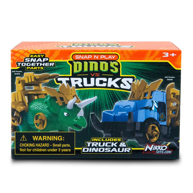 Транспорт і спецтехніка - Ігровий набір Road Rippers машинка і зелений трицератопс (20074)#2