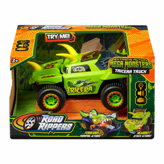 Автомодели - Автомодель Road Rippers Mega monsters Tricera моторизованная (20112)#4