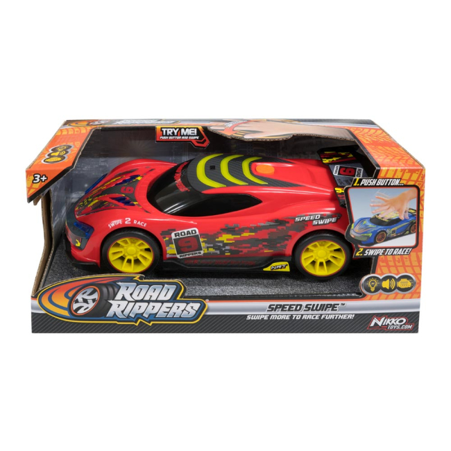 Автомоделі - Автомодель Road Rippers Speed ​​swipe Digital червона моторизована (20122)#3