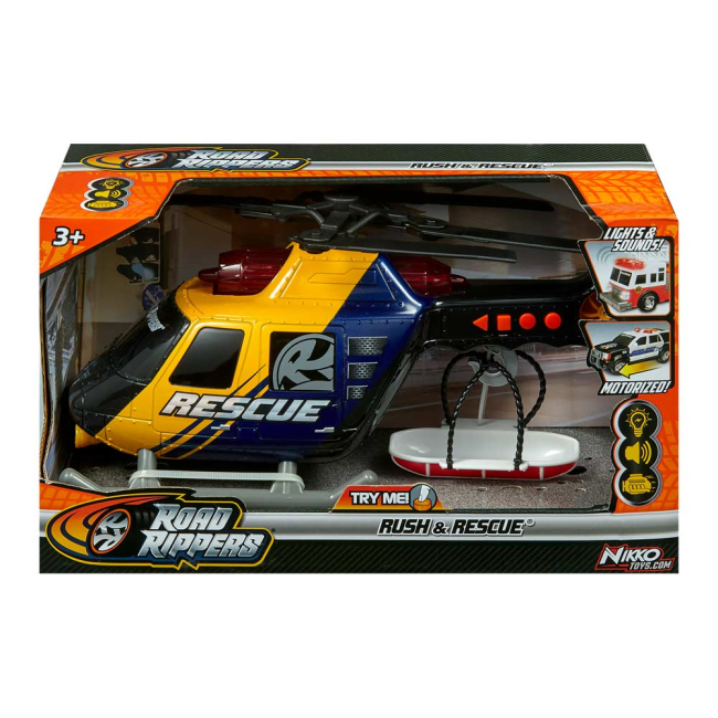 Транспорт і спецтехніка - Гелікоптер Road Rippers Rush and rescue (20154)#4