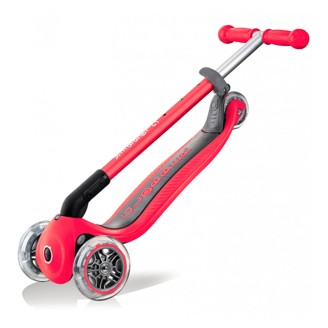Самокаты - Самокат Globber Primo Foldable Lights красный с подсветкой (432-102-2)#4