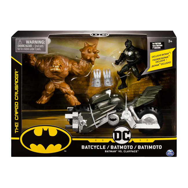 Фигурки персонажей - Игровой набор Batman Бетмен с бэтциклом (6055934)#4