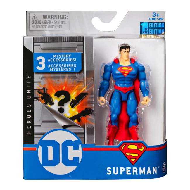 Фигурки персонажей - Игровой набор DC Супермен с сюрпризом 10 см (6056331/6056331-3)#4