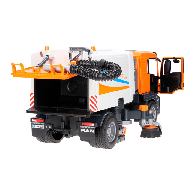 Транспорт і спецтехніка - Вантажівка Bruder MAN TGS для прибирання вулиць (03780)#4