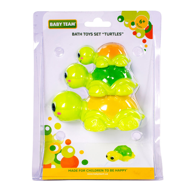 Игрушки для ванны - Набор игрушек для ванны Baby Team Черепашки (9021)#2