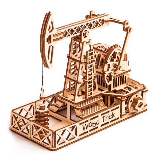 3D-пазлы - Трехмерный пазл Wood Trick Нефтяная вышка механический (00013) (4820195190104)#2
