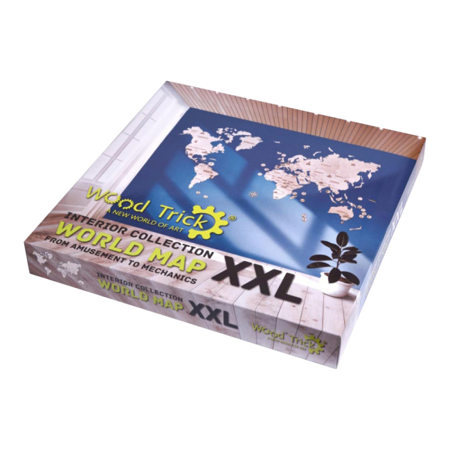 3D-пазлы - Трехмерный пазл Wood Trick Настенная карта мира XXL (4820195190784)#5