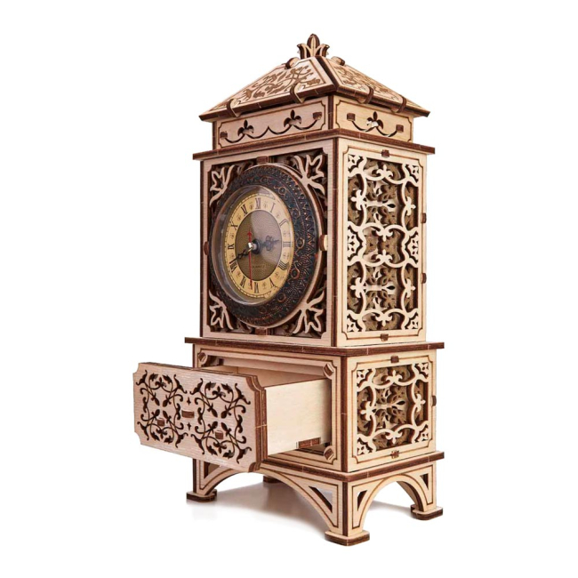 3D-пазли - Тривимірний пазл Wood Trick Класичний годинник механічний (4820195190951)#3