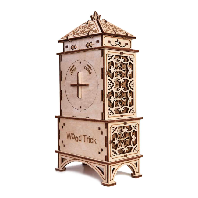 3D-пазли - Тривимірний пазл Wood Trick Класичний годинник механічний (4820195190951)#5