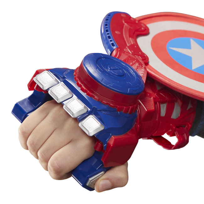 Помповое оружие - Игрушечный бластер на руку Avengers Капитан Америка (E7375)#2