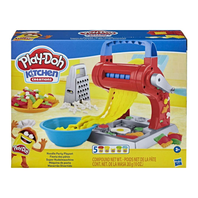 Наборы для лепки - Игровой набор Play-Doh Kitchen creations Макаронная вечеринка (E7776)#2