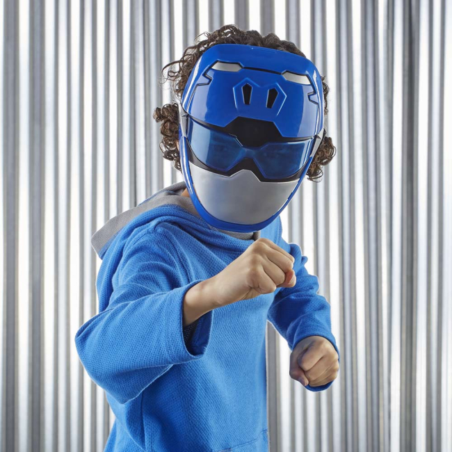 Костюмы и маски - Игрушка-маска Power Rangers Beast morphers Синий рейнджер (E5898/E5926)#3