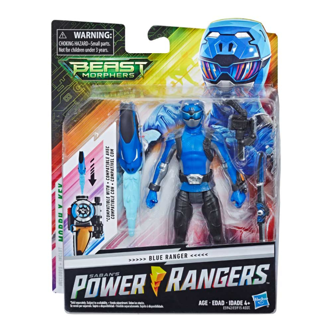Фігурки персонажів - Ігрова фігурка Power Rangers Beast morphers Синій рейнджер 15 см (E5915/E5942)#5