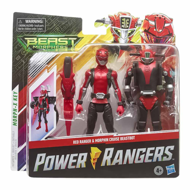 Фігурки персонажів - Ігровий набір Power Rangers Beast morphers Червоний рейнджер та звіробот (E7270/E7324)#5