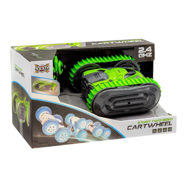 Радіокеровані моделі - Машинка KLX Всюдихід-перевертень зелений 1:18 на радіокеруванні (YED1901A)#5