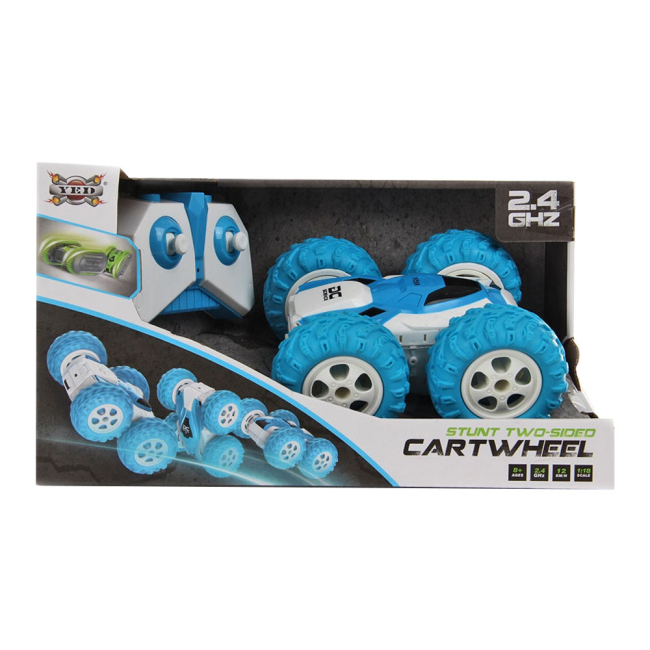 Радіокеровані моделі - Машинка KLX Всюдихід-перевертень блакитний на радіокеруванні (YED1902A)#5