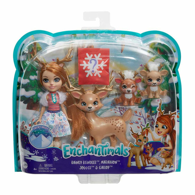 Ляльки - Набір-сюрприз Enchantimals Сім'я північних оленів Рейні (GNP17)#4