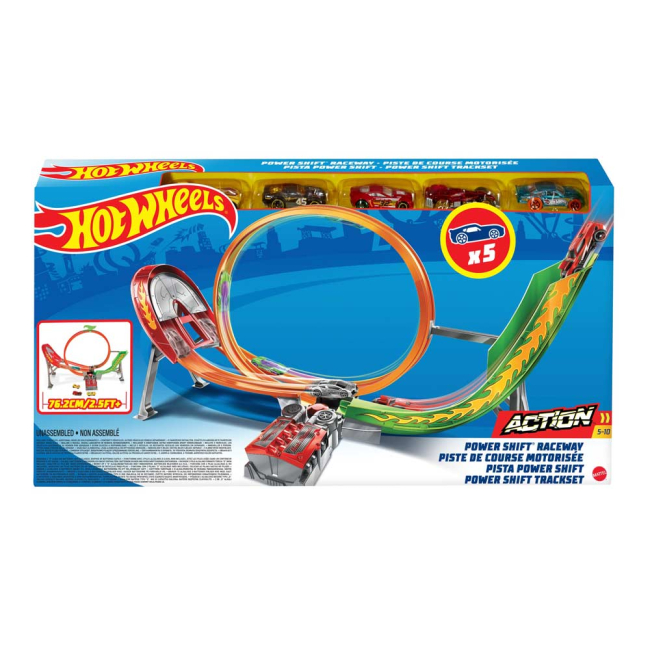 Автотреки - Трек Hot Wheels Шалений форсаж з 5 машинками (FCF18)#2