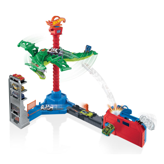 Автотреки - Игровой набор Hot Wheels Воздушная атака дракона (GJL13)#4