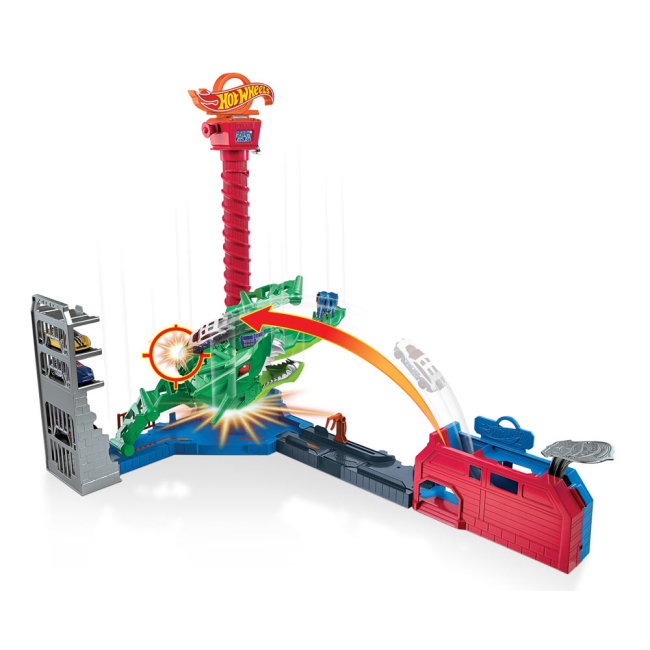 Автотреки - Игровой набор Hot Wheels Воздушная атака дракона (GJL13)#5