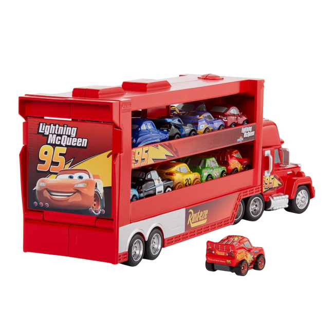 Транспорт і спецтехніка - Машинка Cars Вантажівка-транспортер Мак (GNW33/GNW34)#3